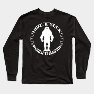 Hide And Seek Champion Bigfoot Long Sleeve T-Shirt